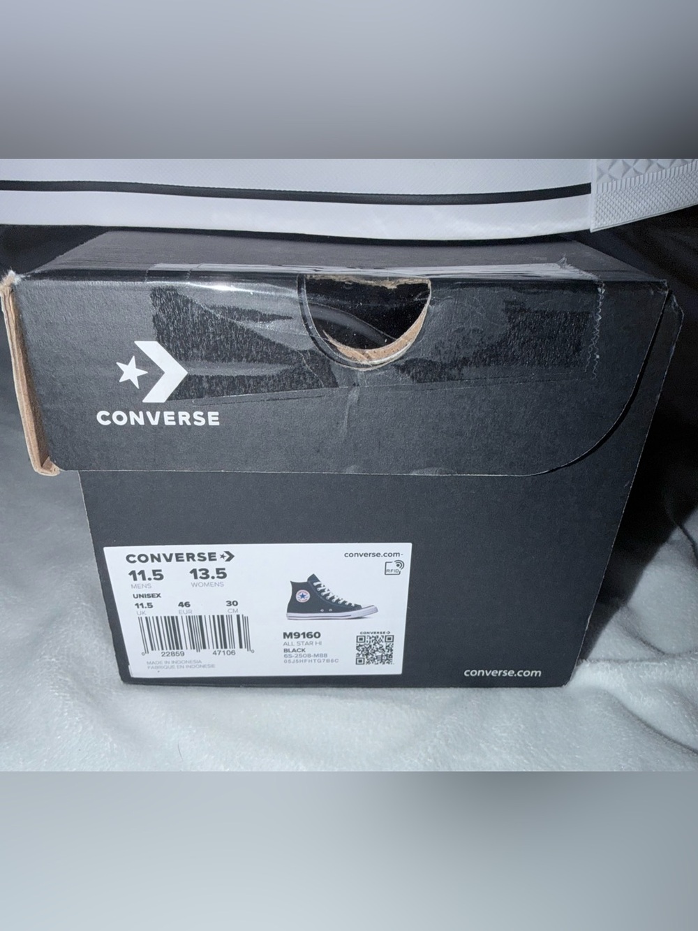 Converse Black Canvas High Top Sneakers - Picture 5 of 5